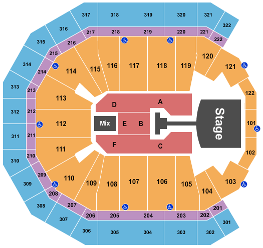 Pinnacle Bank Arena P!nk Seating Chart